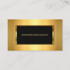 Modern trendy Gold Glitter stylish professional Visitekaartje
