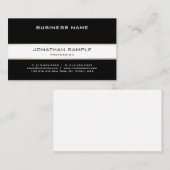 Modern Trendy Gold Stylish Plain Simple Company Visitekaartje (Voorkant / Achterkant)