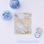 Modern Trendy Goud Glitter Marmer Flyer (Enkel)