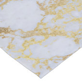Modern Trendy Goud Glitter Marmer Korte Tafelloper (Hoek)