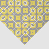 Modern Trendy Grey and White Mosaic Pattern Tissuepapier (Detail)