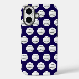 Modern trendy honkbal naadloos patroon iPhone 16 hoesje
