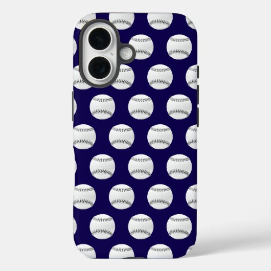 Modern trendy honkbal naadloos patroon Case-Mate iPhone case (Achterkant)