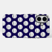 Modern trendy honkbal naadloos patroon Case-Mate iPhone case (Achterkant (horizontaal))