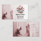 Modern Trendy House Cleaning Maid Janitorial Busin Visitekaartje (Voorkant / Achterkant)
