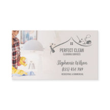 Modern Trendy House Cleaning Maid Janitorial Busin