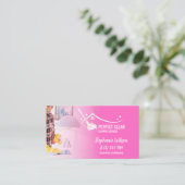 Modern Trendy House Cleaning Maid Janitorial Busin Visitekaartje (Staand voorkant)