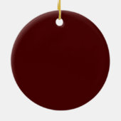 Modern Trendy Kerst Donker Goud Accent Paar Keramisch Ornament (Achterkant)
