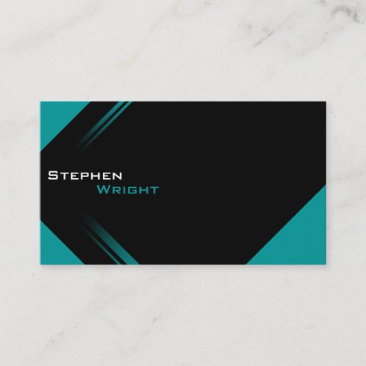 Modern trendy kleur verandering Visitekaartje (Voorkant)