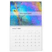 Modern Trendy Kleurrijk Marmer Kalender (Jan 2026)