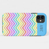Modern, trendy, koele regenboog chevron Case-Mate iPhone case (Achterkant (horizontaal))