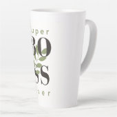 Modern Trendy Latte Mok cadeau voor beste baas ooi (Rechterhoek)