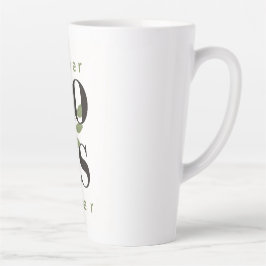 Modern Trendy Latte Mok cadeau voor beste baas ooi