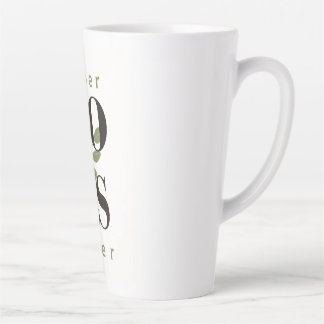 Modern Trendy Latte Mok cadeau voor beste baas ooi
