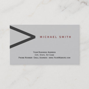 Modern Trendy Minimalistisch Consultant Visitekaar Visitekaartje