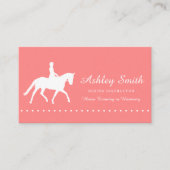 Modern Trendy Paardentrainer Visitekaartje (Voorkant)