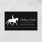 Modern Trendy Paardentrainer Visitekaartje (Voorkant)