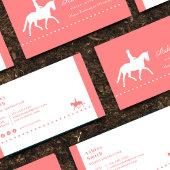 Modern Trendy Paardentrainer Visitekaartje