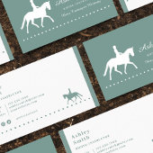 Modern Trendy Paardentrainer Visitekaartje