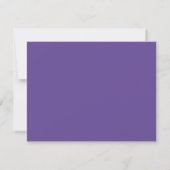 Modern Trendy Paarse Violet Border Stationery Notitiekaartje (Achterkant)