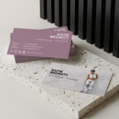 Modern & Trendy Personal Trainer Fitness Foto Visitekaartje
