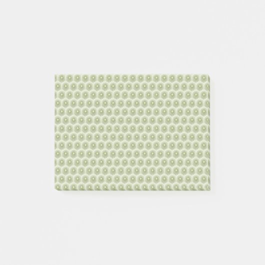 Modern Trendy Photo Collage Green Zee Urchin Post-it® Notes (Voorkant)