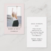 Modern Trendy Photo Visitekaartje (Voorkant / Achterkant)