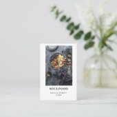 Modern Trendy Photo Visitekaartje (Staand voorkant)