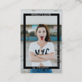 Modern Trendy Photo Visitekaartje (Voorkant)