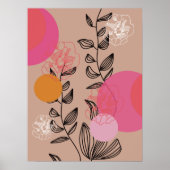 Modern trendy poster voor kunstmuurkunst (Voorkant)