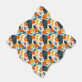 Modern Trendy Preppy Chic Apricot and Leaves Bedankdoosjes (Uitgevouwen)