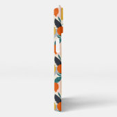 Modern Trendy Preppy Chic Apricot and Leaves iPhone Hoesje (Rechterkant)