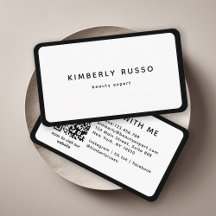 Modern, Trendy, QR Code, Salon