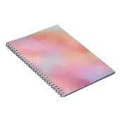 Modern Trendy Red Pink Yellow Blue Paars Green Notitieboek (Rechterzijde)