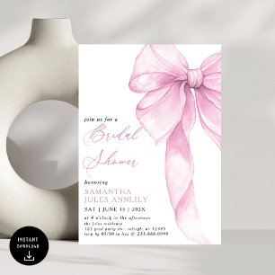 Modern trendy roze boog Baby shower Kaart