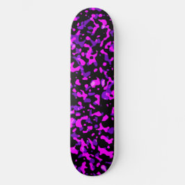 Modern Trendy Roze en Paarse Camouflage Patroon Persoonlijk Skateboard
