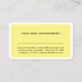 Modern, Trendy, Salon Afsprakenkaartje (Achterkant)