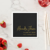 Modern Trendy Script Graduation Party Servet (Insitu)