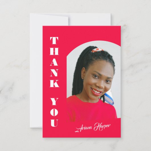 Modern Trendy Script Pink Graduation (Voorkant)