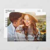 Modern Trendy Script Same Love New Plans Foto Briefkaart (Voorkant / Achterkant)