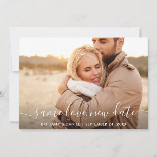Modern Trendy Script Same Love Nieuwe Datum Fotoka Save The Date