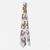 Modern Trendy Seafood Lobsters Colorful Stropdas (Voorkant)