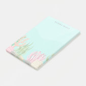 Modern Trendy Simple Tropical Sea Girly  Post-it® Notes (Schuin)