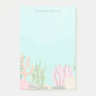 Modern Trendy Simple Tropical Sea Girly  Post-it® Notes