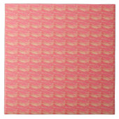 Modern trendy stijl geel & roze tegeltje (Voorkant)