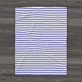 Modern Trendy Striped Fleece Deken