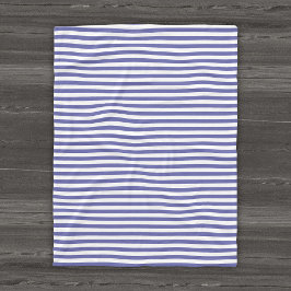 Modern Trendy Striped Fleece Deken
