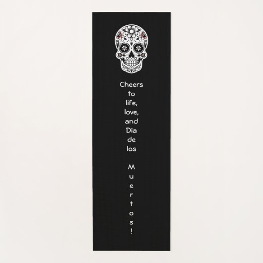 Modern Trendy Sugar Skull Holiday Gift 2-zijdig Yogamat (Voorkant)