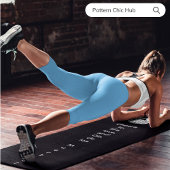 Modern Trendy Sugar Skull Holiday Gift 2-zijdig Yogamat