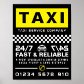 Modern & Trendy, taxibusfirma Adverteren Poster (Voorkant)